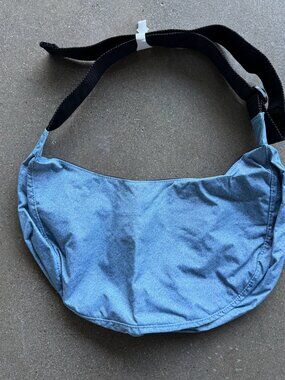 Brand New Medium Denim Crescent bag by Baggu